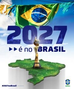 O Brasil será sede da Copa do Mundo Feminina 2027.Foto: Divulgação/CBF